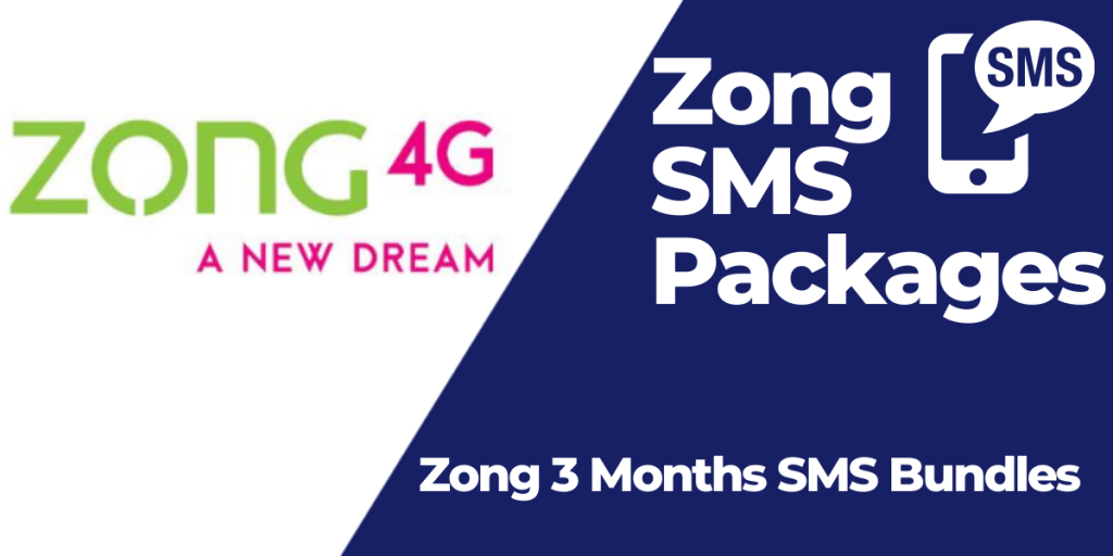 Zong 3 Months SMS Bundles