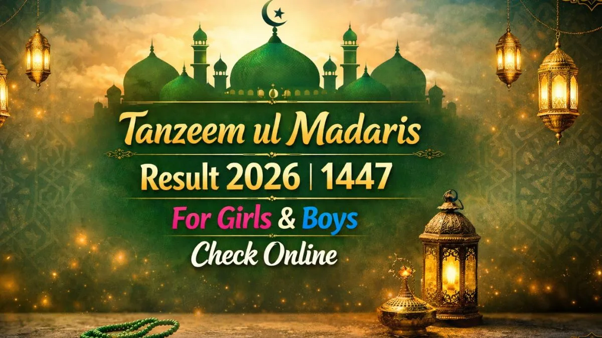 Tanzeem ul Madaris Result 2026 1447 For Girls & Boys Check Online