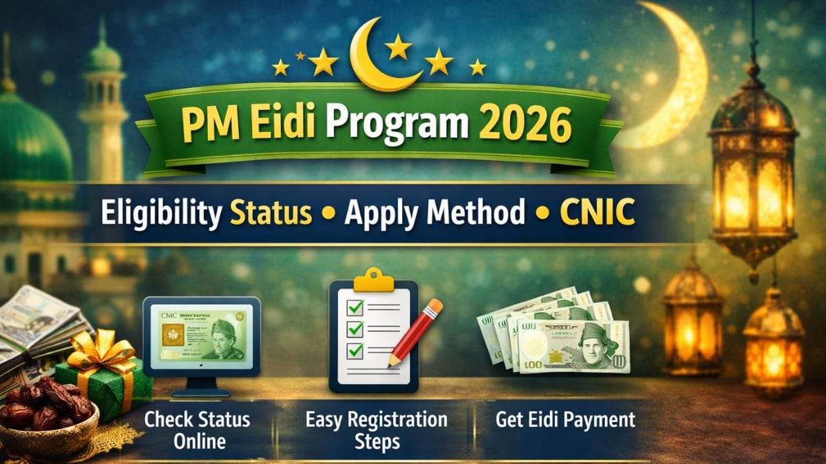PM Eidi Program 2026 Eligibility Status Apply Method– CNIC