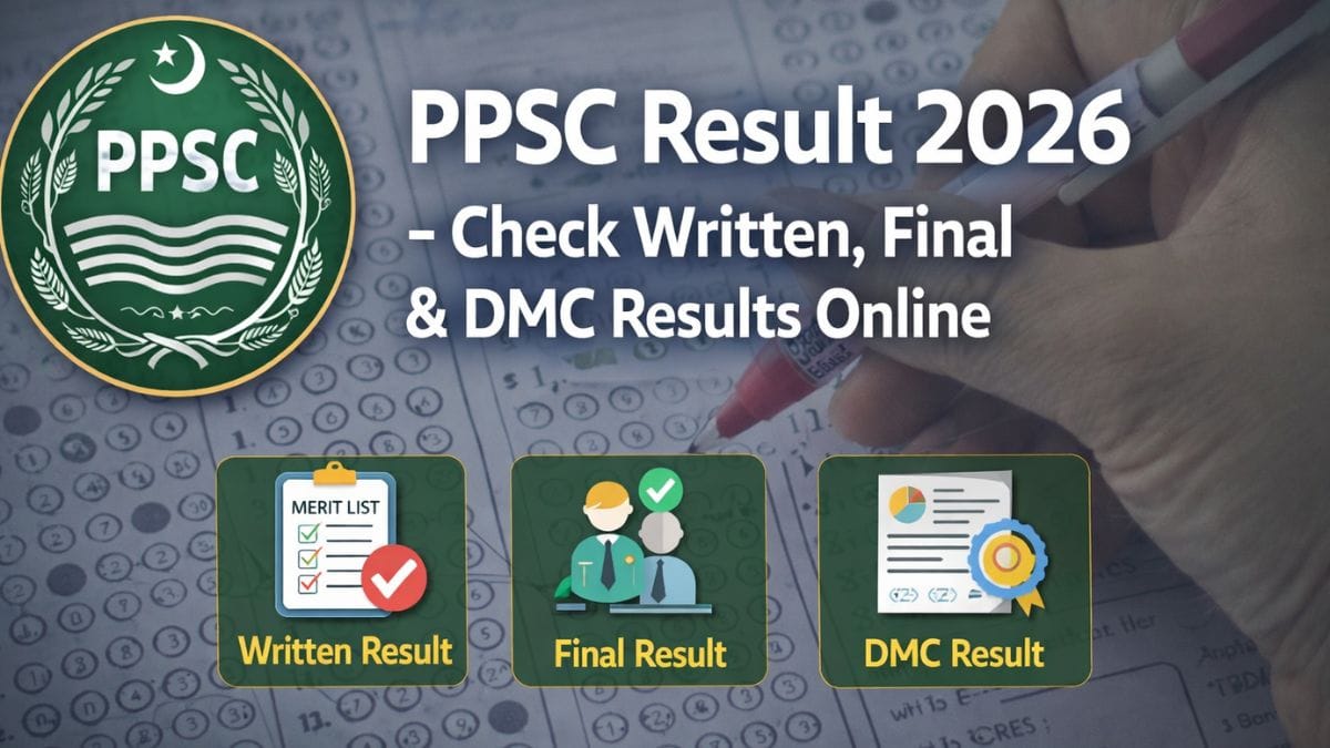 PPSC Result 2026 – Check Written, Final & DMC Results Online