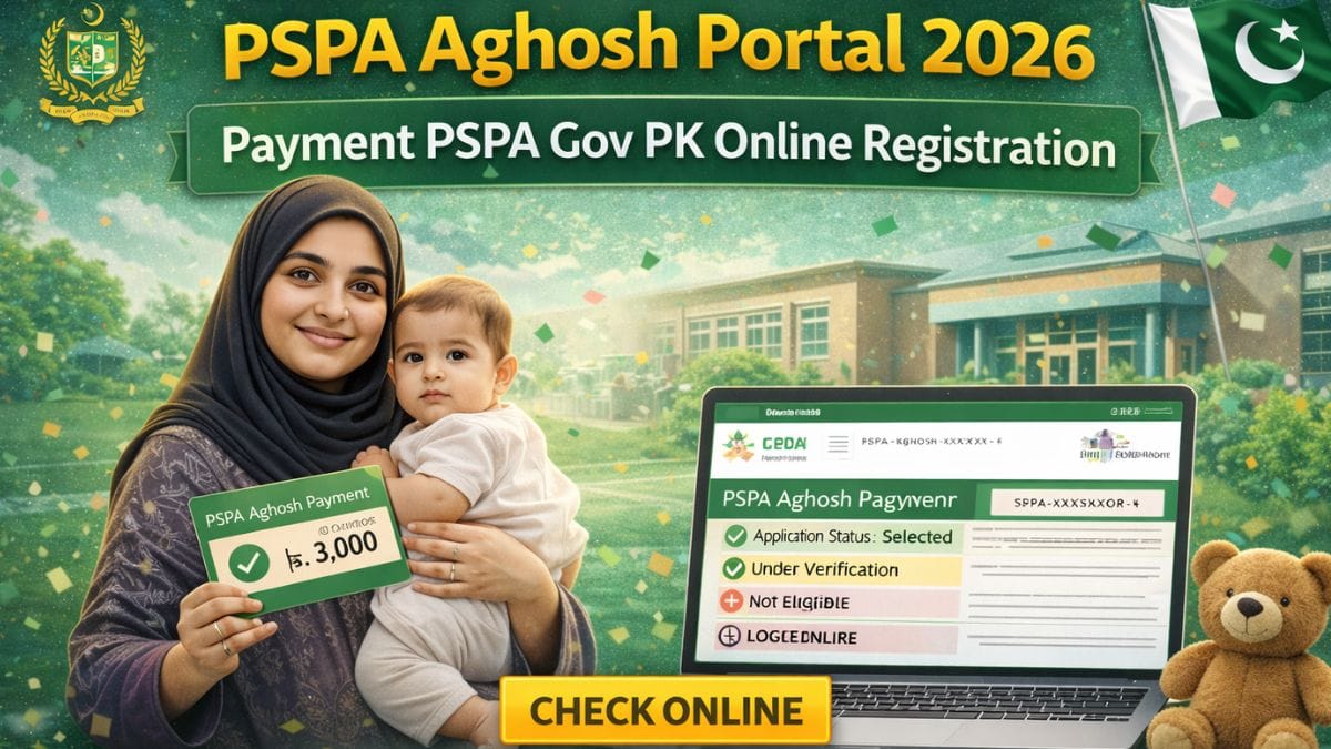 PSPA Aghosh Portal 2026 – Payment PSPA Gov PK Online Registration