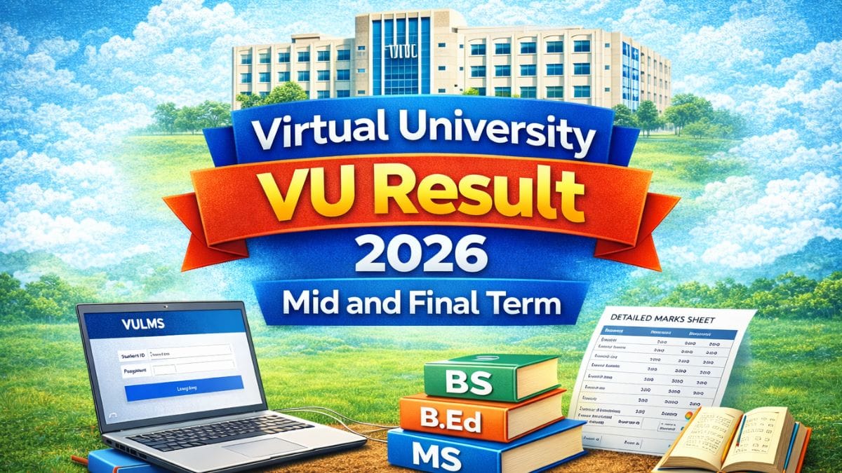 Virtual University VU Result 2026 Mid and Final Term [ Link Out ]